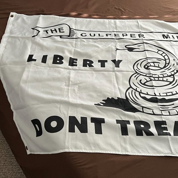 CULPEPER Minute Men Flag 3x5 ft Liberty or Death Don't Tread On Me Polyester - Picture 3 of 8